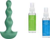 Satisfyer – Lolli Plug 2 Vibrerende Buttplug – Groen incl Pleasure Glide Glijmiddel & Toycleaner