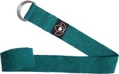 Yoga riem / strap extra lang donkergroen - Lotus