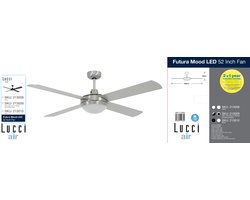 Plafondventilator Beacon Futura Mood 132cm 213009