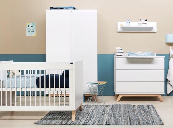 Bopita Lynn Armoire 2 Portes Xl Sans Poignee Blanc Naturel Bol Com