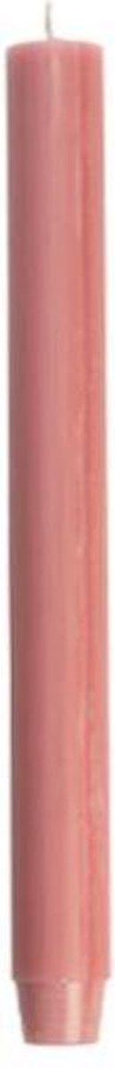 Rustik Lys | Set van 20 Dinerkaarsen | Staub Rosa | 2,6 x 30 centimeter