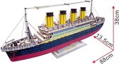 Houten modelbouwpakket - Titanic - 88 x 13.5 x 38 cm
