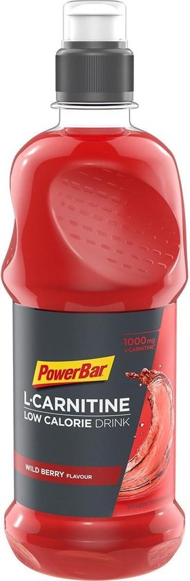 Powerbar sportdrank L-Carnitine Drink - low sugar sportdrank - Wild Berry - 12 x 500ml