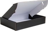 10 x Zwarte Postdozen/ Verzenddozen 31x22x6cm - formaat A4  Cadeaudoos / Geschenkdoos / zwart doosje