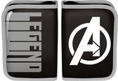 Étui à crayons Marvel Avengers rempli de super-héros - 19,5 x 13,5 cm - 22 pcs. -Polyester