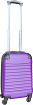 Handbagage koffer met wielen 27 liter - lichtgewicht - cijferslot - paars