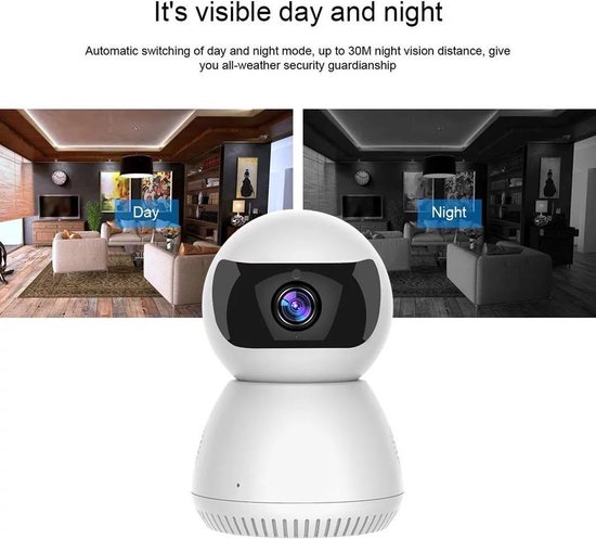 DrPhone Jooan Serie WIFI SMART Camera 1080P IP Cam IR Nachtzicht Motion Detectie/ Smart Pan/Tilt/Zoom - Babymonitor / Beveiliging - Smartphone / Tablet verbinding van DrPhone — afbeelding 4