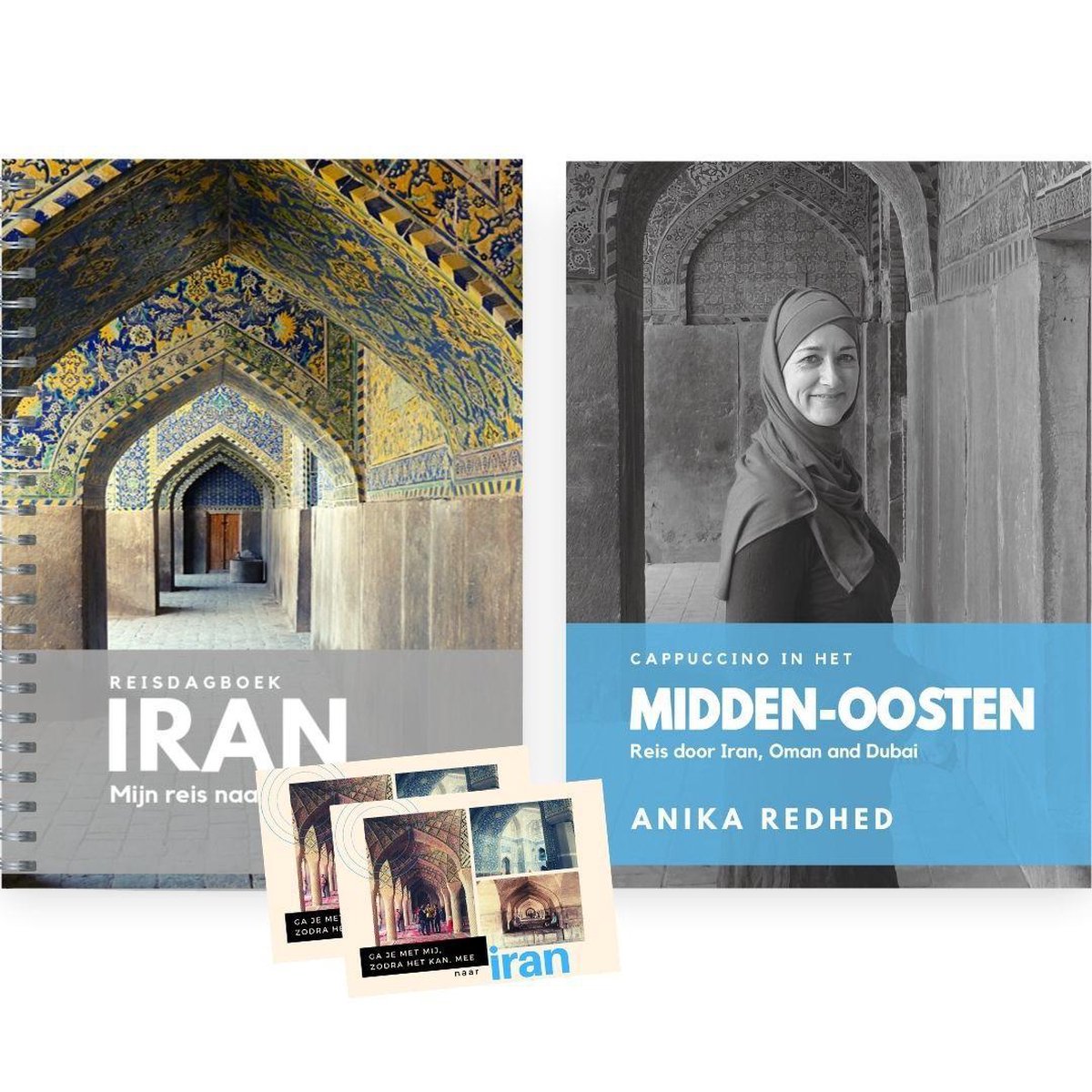Iran - cadeau pakket reisset : Reisverhaal Iran en Reisdagboek Iran - vakantiepakket