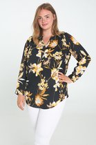 Paprika Dames Blouse Iris met bloemenprint - Outdoorblouse - Maat 48