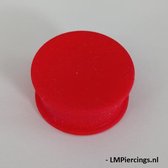 14 mm Double-flared soft silicone rood plug