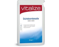 Vitalize Duindoornbesolie 120 capsules | Droge huid, ogen, slijmvliezen - Rijk aan Omega-7 vetzuren