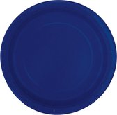 UNIQUE - 20 kleine kartonnen marineblauwe borden - Decoratie > Borden