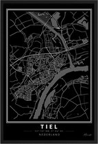 Poster Stad Tiel A3 - 30 x 42 cm (Exclusief Lijst)