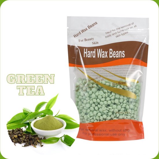 Wedstrijd Danser potlood AIMES Hard Wax Beans - 100 gram - Green Tea - Matcha - Wax korrels -  Ontharen lichaam... | bol.com
