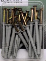 Deltafix nagelplug standaard grijs 8 x 60 20 st.