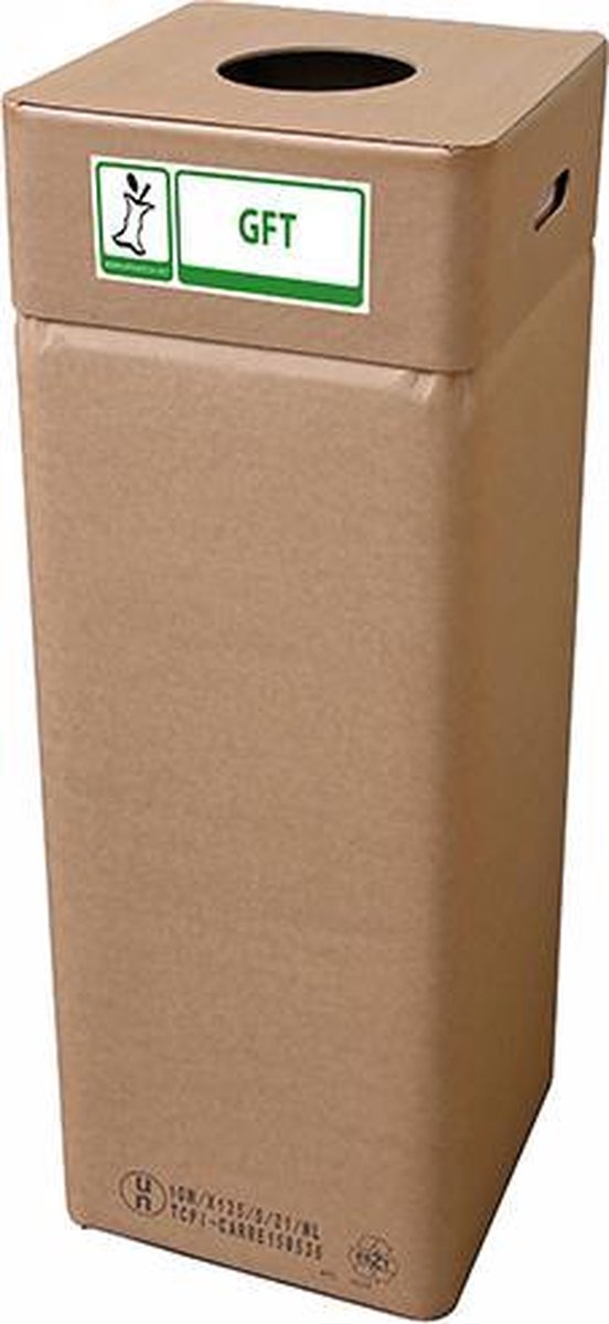 Afvalbak karton, Afvalbox GFT (hoog 97 cm herbruikbaar)