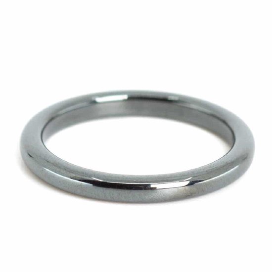 Edelstenen Ring Hematiet (3 mm – Maat 17)