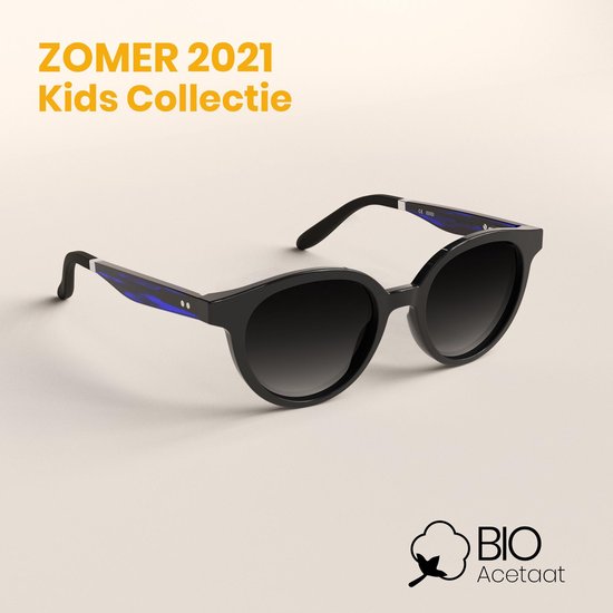 Junior \u0026 Junior - Kinderzonnebril Paris - UV400 bescherming - 8 tot 13 jaar  - Paris Black | bol.com