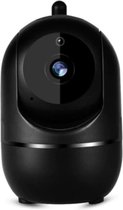 SaveSpot Beveiligingscamera | Infrarood Smart Camera | Camera voor binnenhuis | 360° Draaibaar | Zwart