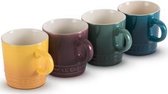 Le Creuset aardewerk Botanique gift set van 4 espressokop 100ml