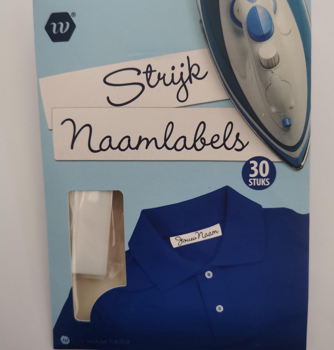 daarna serie Twee graden Strijklabels - Naam Labels - 30 stuks - Strijk Naam | bol.com