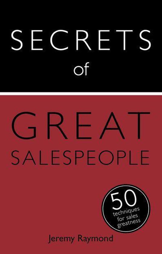 Secrets of Great Salespeople - cover