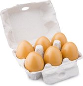 New Classic Toys Speelgoed Eieren Set - 6 stuks