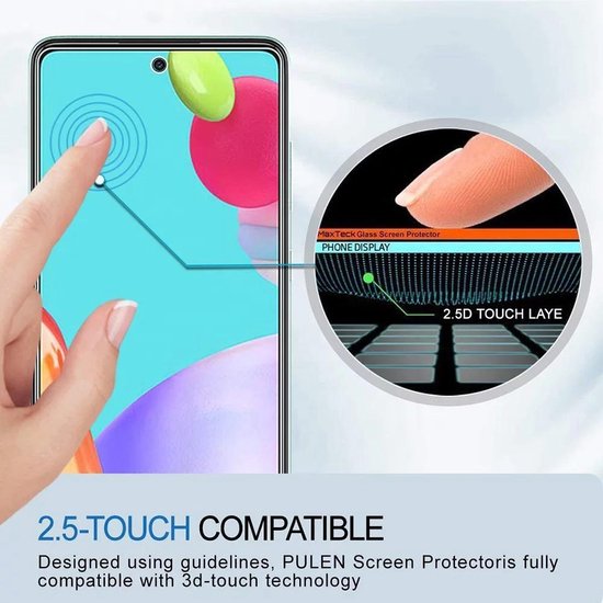 Geschikt voor Samsung Galaxy A52/A52s screenprotector - samsung A51 screenprotector - samsung galaxy S20 FE beschermglas - Solutionss4