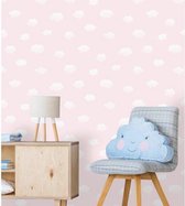 Dutch Wallcoverings - Over The Rainbow- Cloudy Sky Pink