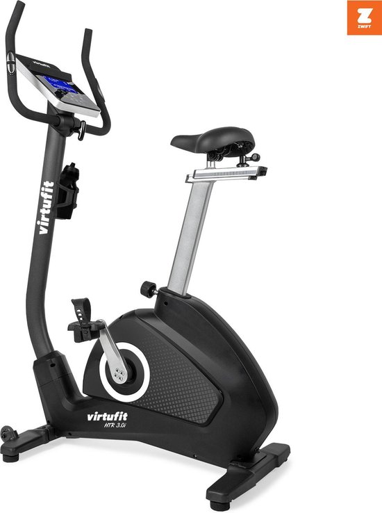 Hometrainer - VirtuFit HTR 3.0i Ergometer - Fitness fiets - 37 programma's - Virtueel fietsen - LCD display