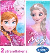 Frozen 2 badhanddoeken 70x140 set kinderen | Disney Frozen set strandlakens voor meisjes | BS21