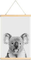 JUNIQE - Posterhanger Koala Classic -40x60 /Wit & Zwart