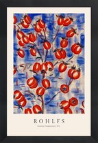 JUNIQE - Poster in houten lijst Rohlfs – Rosehips (Hagebutten, 1915)