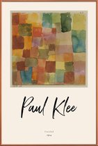 JUNIQE - Poster met kunststof lijst Klee - Untitled -60x90 /Kleurrijk