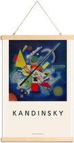 JUNIQE - Posterhanger Kandinsky - Blue Painting -20x30 /Kleurrijk