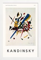 JUNIQE - Poster in houten lijst Kandinsky - Small Worlds -30x45