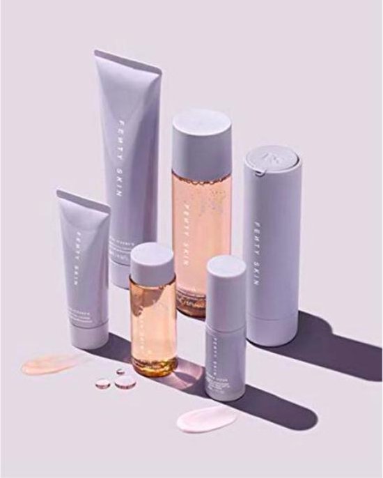 Fenty Skin Treatment Routine - Total Cleans'r - Face cleanser 45 ml - Fat Water - Face lotion and serum 50 ml - Hydra Vizor - Moisturizing face cream 30 ml