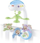 Fisher-Price CDN41 - 3 in 1 droombeer babymobiel met muziekdoos - nachtlampje - witte ruis en sterrenlichtprojector - babyuitrusting vanaf de geboorte