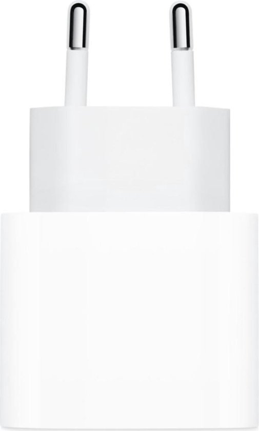 Oplaadstekker 20W USB-C + 2 Meter kabel - Power Adapter oplader - Wit - Geschikt voor Apple iPhone 12 - Apple iPad - USB-C Apple Lightning - Snellader iPhone 12 / iPad / X / 11 / 12 Pro Max / iPhone 12 Lader - iPhone 12 Pro Max - USB-C Lader - Merkloos
