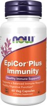 NOW Supplementen, EpiCor® Plus Immuniteit met Vitamine C, Gezonde Immuun Ondersteuning*, 60 Veg Capsules