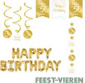 Verjaardagspakket goud 50 jaar