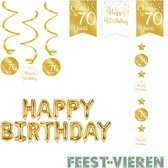Verjaardagspakket goud 70 jaar