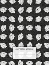 Composition Notebook: Cute Animal Wide Ruled Composition Book for School - Lamb