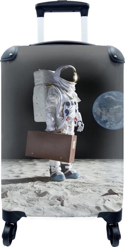 Valise - Astronaute dans l'espace avec une valise - 35x55x20 cm - Bagage à  main - Trolley | bol.com
