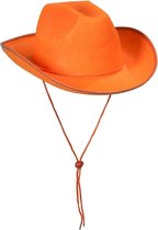 Cowboy Hoed - Partyhoed - Oranje - 58 cm