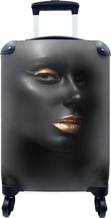 Valise - Femme - Maquillage - Koper - Zwart - 35x55x20 cm - Bagage à main -  Trolley | bol.com