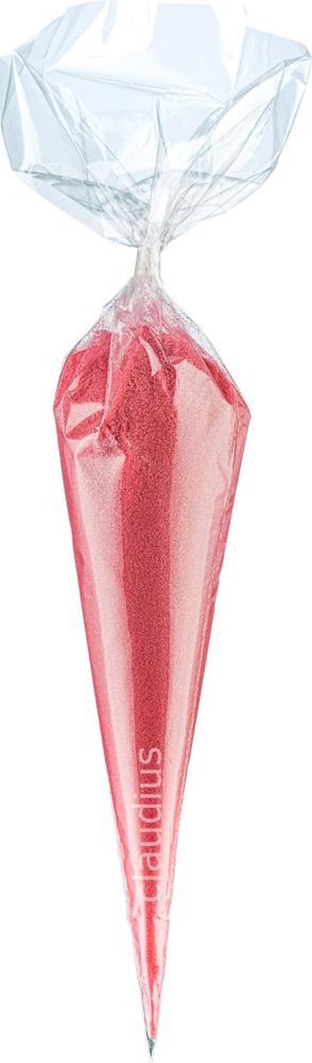 Goedkoopste Scrubzout Fruity Melon - 300 gram in puntzak transparant - set van 6 stuks - Hydraterende Lichaamsscrub