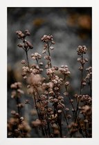 JUNIQE - Poster met houten lijst Unknown 5 -13x18 /Bruin