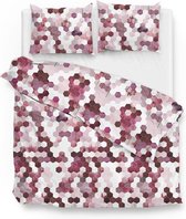 ZoHome Pax Dekbedovertrek - Eenpersoons - 140x200/220 cm - Pink