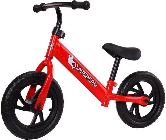 MOLIO - loopfiets - rood - lichtgewicht - loopfiets met handvat | bol.com